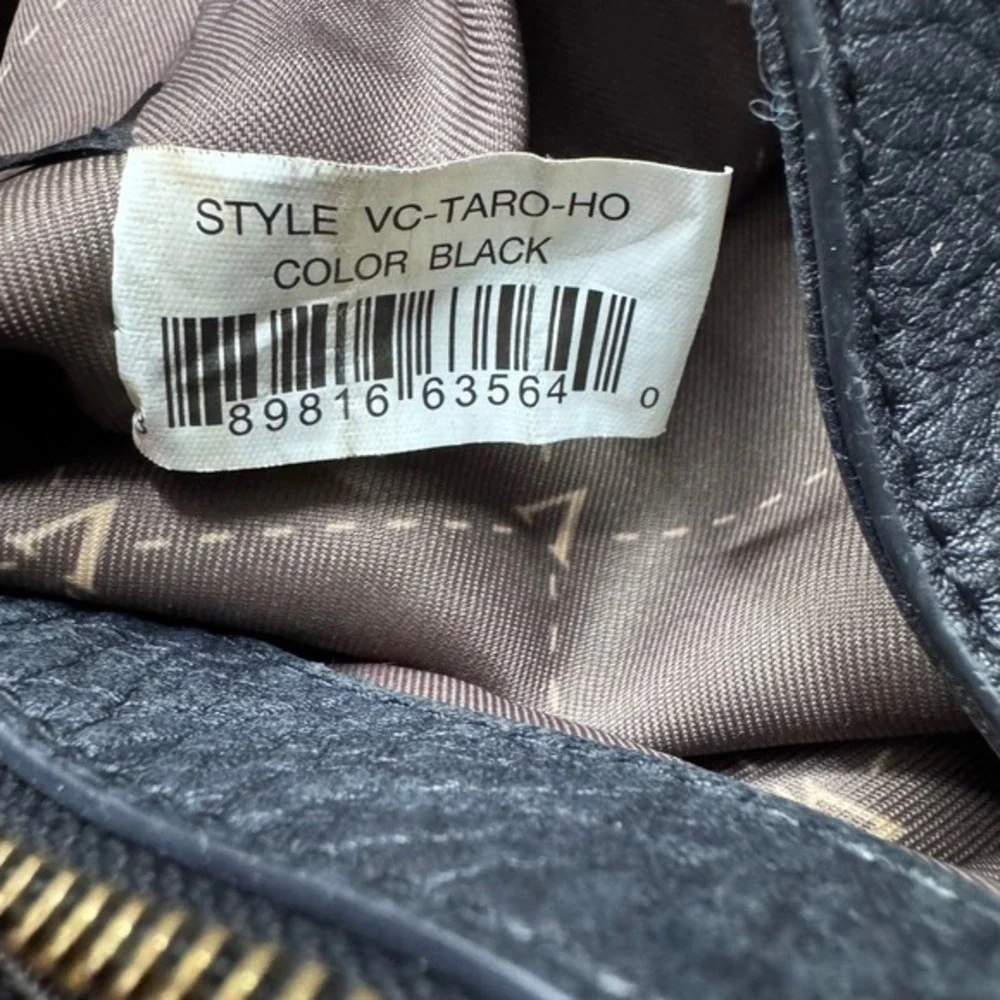 Vince‎ Camuto Taro Leather Hobo Black Slouchy purse Shoulder bag